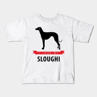 I Love My Sloughi Kids T-Shirt